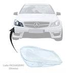 Lente Farol Mercedes C180 C200 C250 2012 2013 2014 Direito Passageiro
