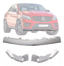 Kit 3 Friso Parachoque Dianteiro Mercedes Gle 400 Cromado