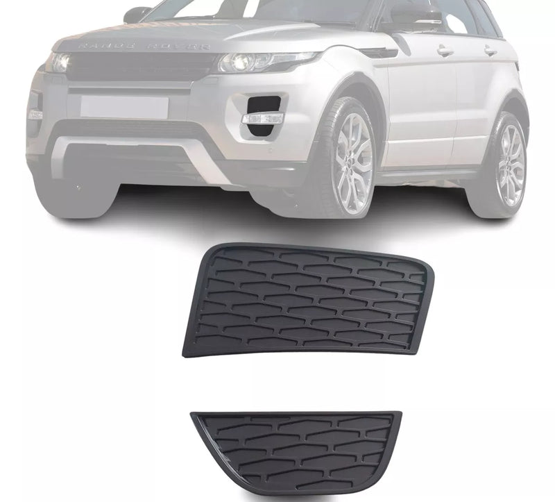 Grade Farol De Milha Neblina Evoque Dynamic 2012 2013 2014 2015 (2 Peças: Superior + Inferior)