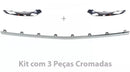 Kit De Frisos Cromados Parachoque Dianteiro Mercedes Glc 250