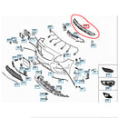 Guia Suporte Apoio Parachoque Dianteiro Cla200 Cla250 2013 2014 2015 2016