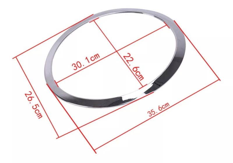 Aro Farol Mini Cooper 2007 2008 2009 2010 2011 2012 Cromado