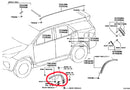 Moldura Friso Paralama Dianteiro Hilux SW4 SRX 2016 2017 2018 2019 2020 Lado MOTORISTA (Esquerdo)
