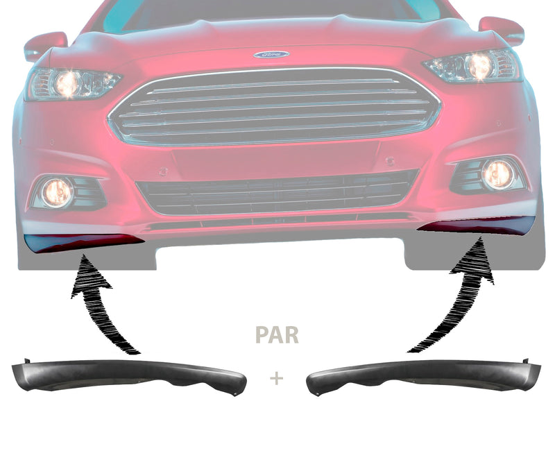 Par Spoiler Saia Parachoque Dianteiro Fusion 2014 2015 2016