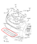 Acabamento Moldura Inferior Do Parachoque Range Rover Vogue 2013 2014 2015 2016 2017 2018