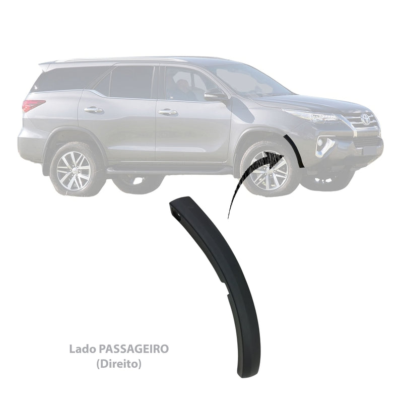 Moldura Friso Parachoque Hilux SW4 SRX 2016 2017 2018 2019 2020 Lado PASSAGEIRO (Direito)