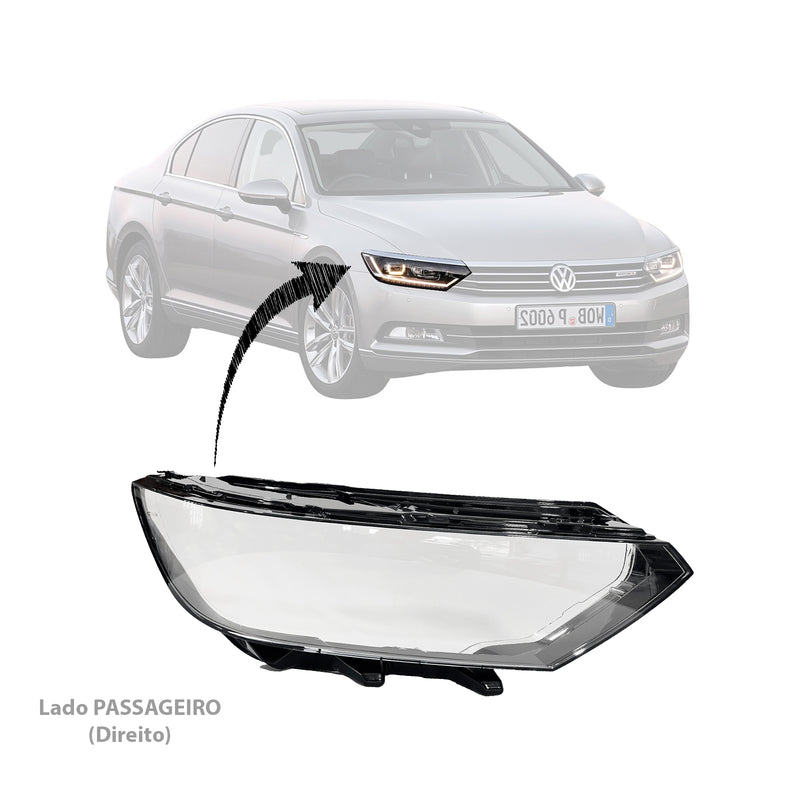 Lente Farol Passat 2016 2017 2018 2019 Direito Passageiro