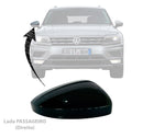 Capa do Espelho Retrovisor Direito VW Tiguan 2018, 2019, 2020, 2021 e 2022 Lado PASSAGEIRO (Direito)