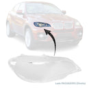 Lente do Farol BMW X6 2007 2008 2009 2010 2011 2012 2013 2014 Lado PASSAGEIRO (Direito)
