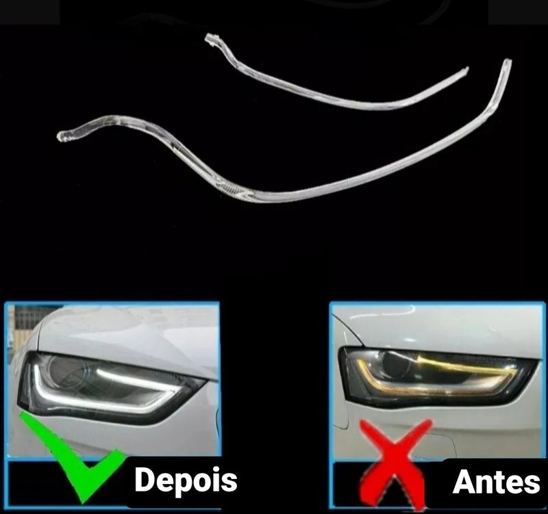 Guia de Luz Noturna DLR Audi A4L B8 PA 2013 2014 2015 Lado PASSAGEIRO (Direito)