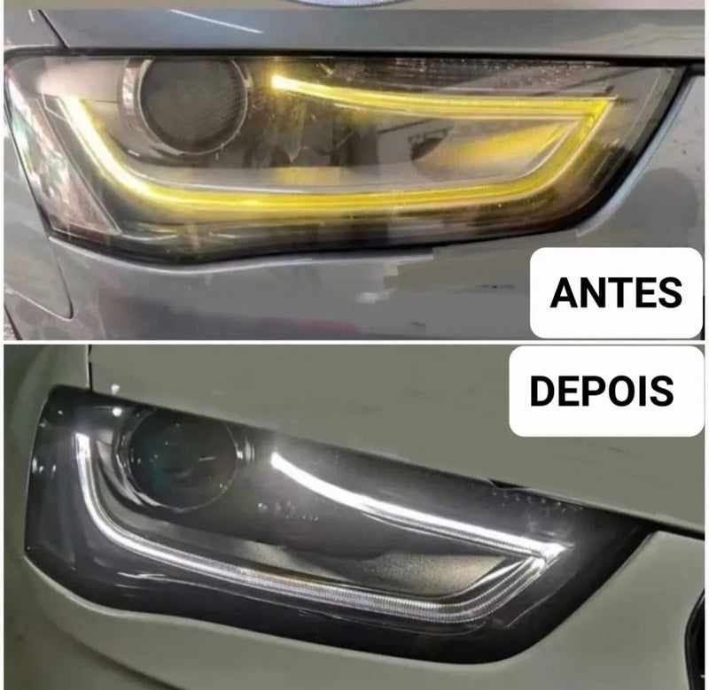 Guia de Luz Noturna DLR Audi A4L B8 PA 2013 2014 2015 Lado PASSAGEIRO (Direito)