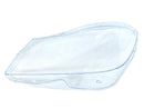 Lente Farol Mercedes C180 C200 C250 2012 2013 2014 MOTORISTA (Esquerdo)