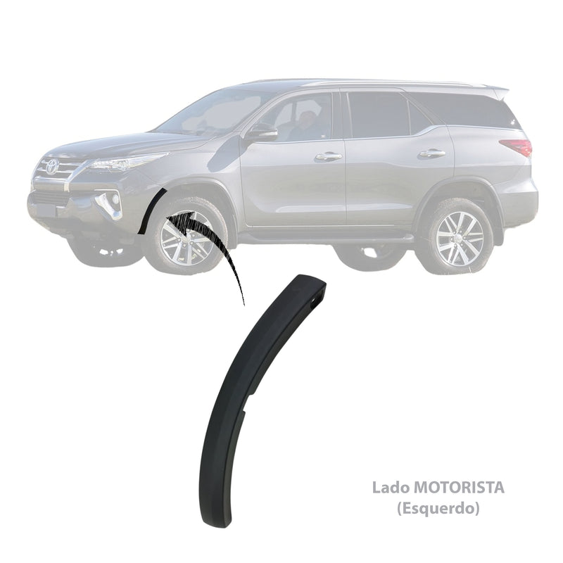 Moldura Friso Parachoque Dianteiro Hilux SW4 SRX 2016 2017 2018 2019 2020 Lado MOTORISTA (Esquerdo)