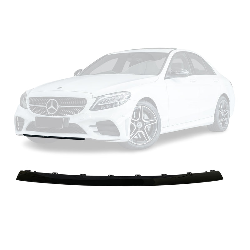 Friso Preto Parachoque Dianteiro Mercedes C180 Sport C300 C43 AMG 2020 2019