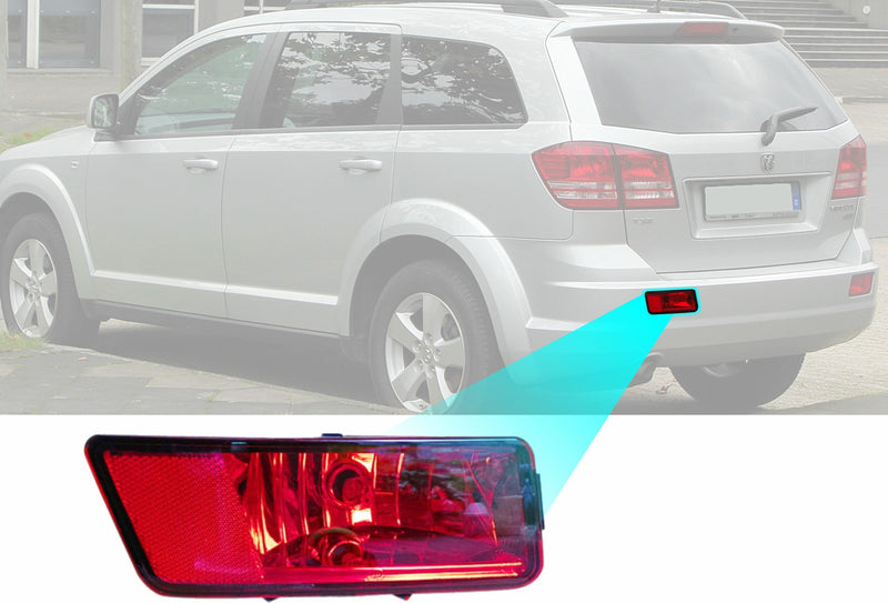 Lanterna Parachoque Traseiro Dodge Journey RT SE SXT 2008 2009 2010 2011 Lado MOTORISTA (Esquerdo)