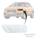 Lente Farol Audi Q3 2013 2014 2015 Lado MOTORISTA (Esquerdo)