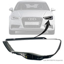 Lente Farol ESQUERDO Audi A3 Sedan Hatch 2013 2014 2015 2016 Lado MOTORISTA