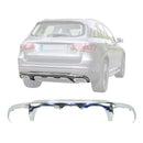 Acabamento Moldura Inferior de Parachoque Traseiro Mercedes Benz GLC 220d 2019 2020 2021 2022