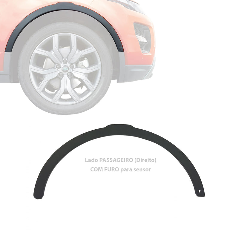 Moldura Paralama Direito Land Rover Evoque Com Furo