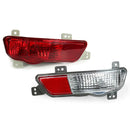 Par de Lanterna Parachoque Ré Cruze Hatch 2012 2013 2014 2015 2016 Traseiro Neblina Refletor