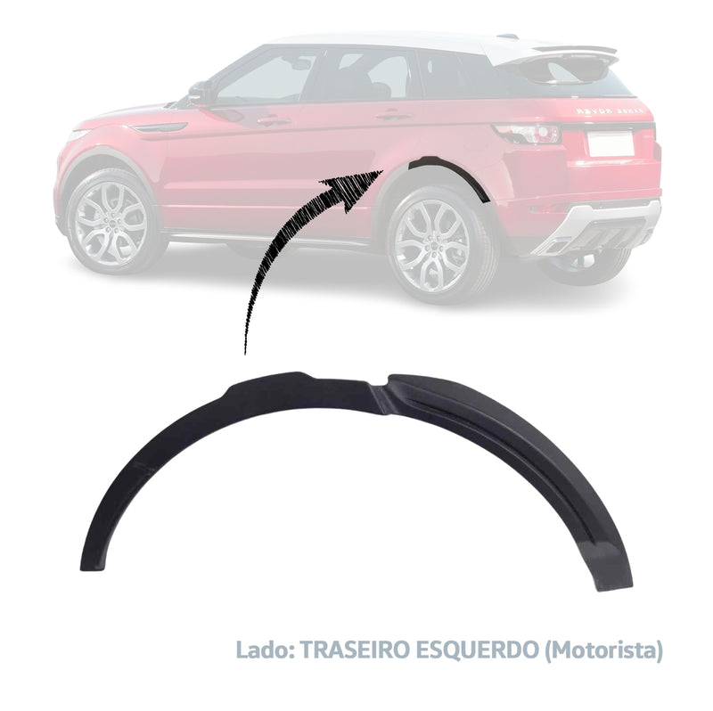 Friso Moldura Paralama Traseiro Evoque Sem Furo Land Rover Esquerdo