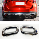 Par Acabamento Moldura Escapamento Mercedes GLC 220d 2020 2021 2022